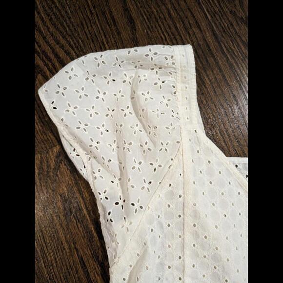 Madewell White Eyelet size M - Picture 3 of 4
